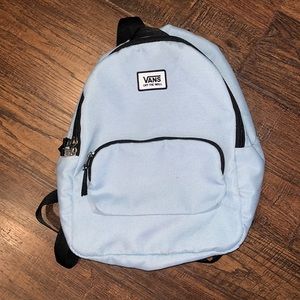 Cute light blue vans mini backpack
